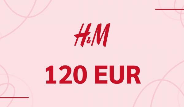H and M Gift Card 120 EUR