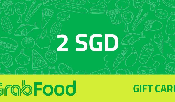 GrabFood Gift Card 2 SGD