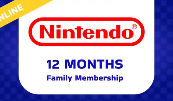 Nintendo Switch Online Family Membership 12 Months
