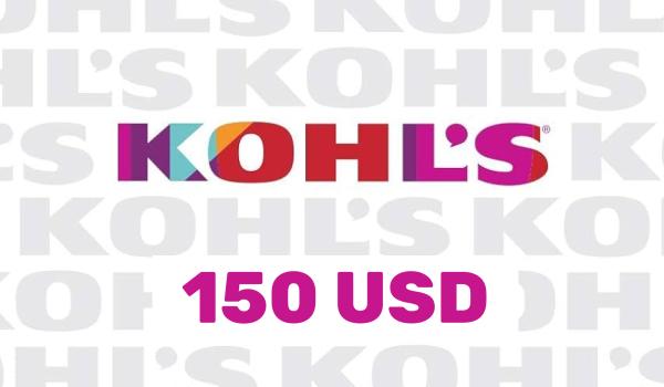 Kohls Gift Card 150 USD