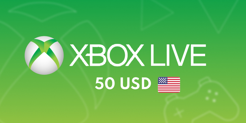 XBOX Live Gift Card 50 USD