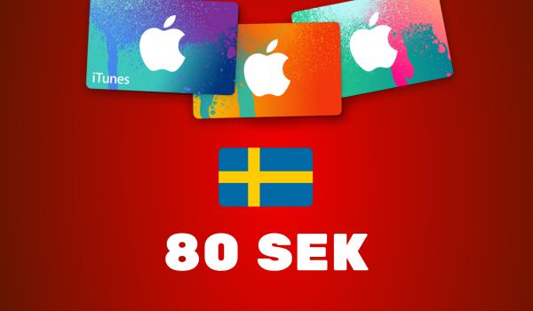 Apple iTunes Gift Card 80 SEK