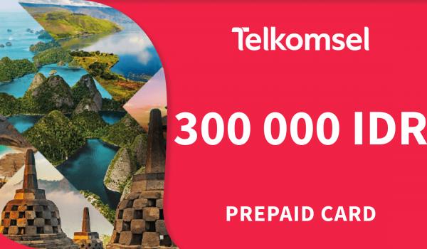 Telkomsel Prepaid Card 300000 IDR