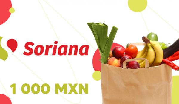 Soriana Gift Card 1000 MXN