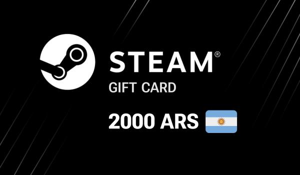 Steam Gift Card 2000 ARS