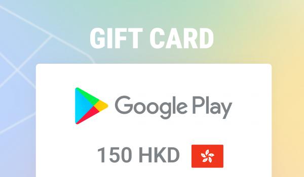 Google Play Gift Card 150 HKD