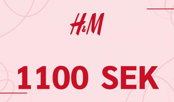 H and M Gift Card 1100 SEK