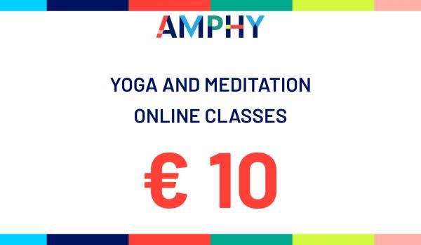 Yoga and Meditation Online Classes Gift Card 10 EUR