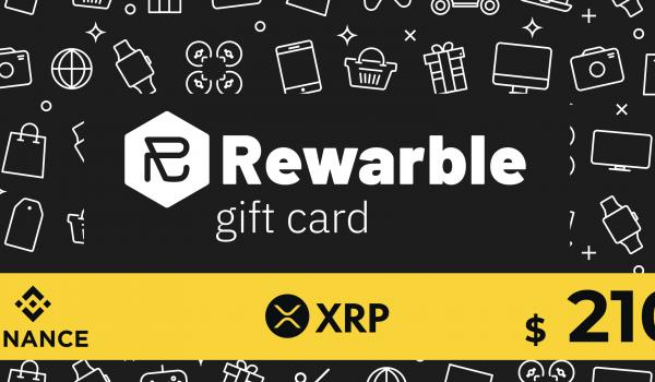 Rewarble Binance Gift Card XRP 210 USD