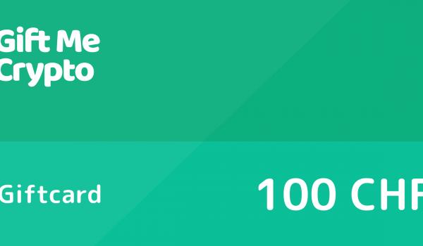 Gift Me Crypto Gift Card 100 CHF
