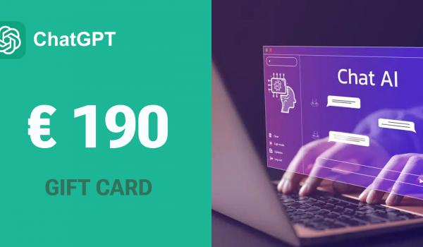 ChatGPT Gift Card 190 EUR