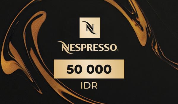 Nespresso gift card 50000 IDR