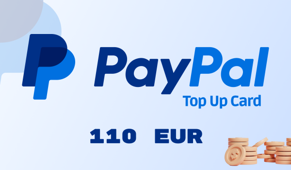 PayPal Wallet Top Up 110 EUR