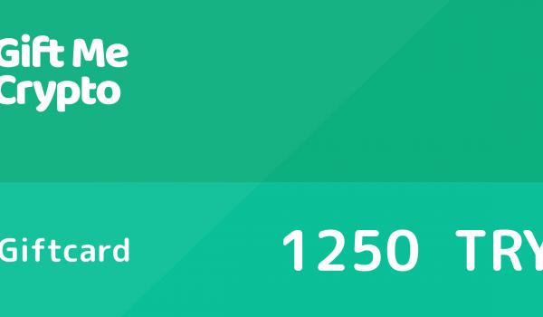 Gift Me Crypto Gift Card 1250 TRY