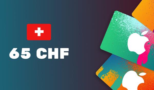 Apple iTunes Gift Card 65 CHF