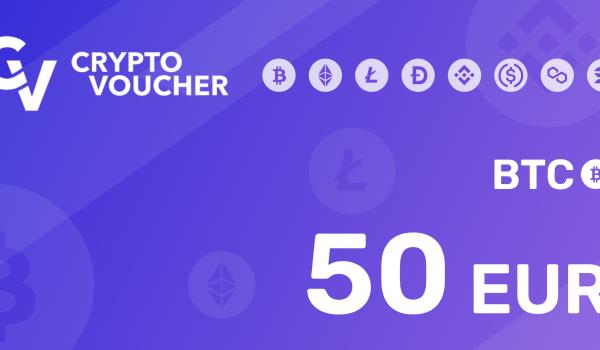 Crypto Voucher BTC 50 EUR