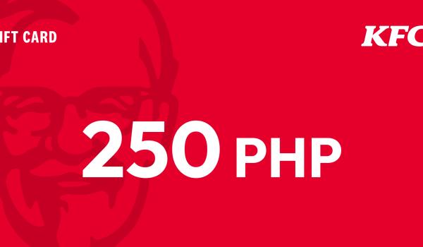 KFC Gift Card 250 PHP