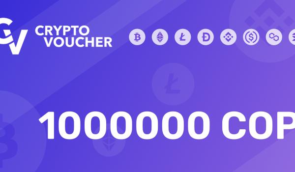 Crypto Voucher Gift Card 1000000 COP