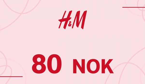 H and M Gift Card 80 NOK