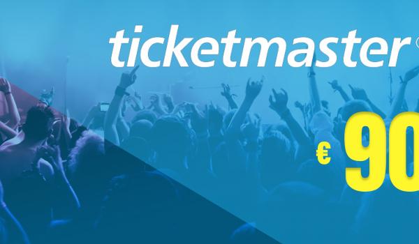 Ticketmaster Gift Card 90 EUR