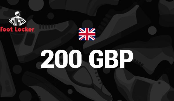 Foot Locker Gift Card 200 GBP
