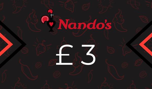 Nandos Gift Card 3 GBP