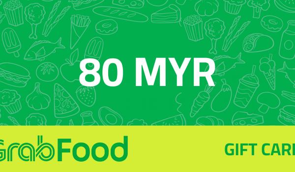 GrabFood Gift Card 80 MYR