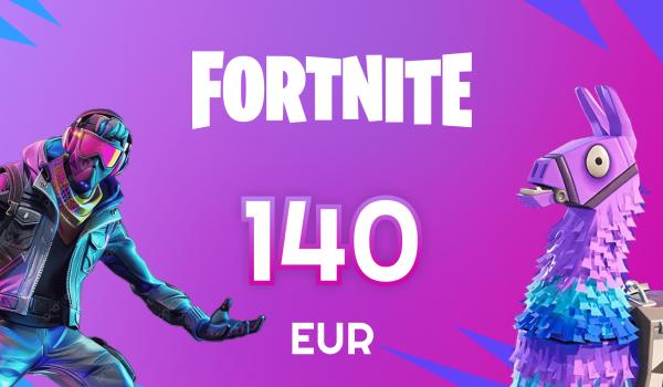 Fortnite Gift Card 140 EUR