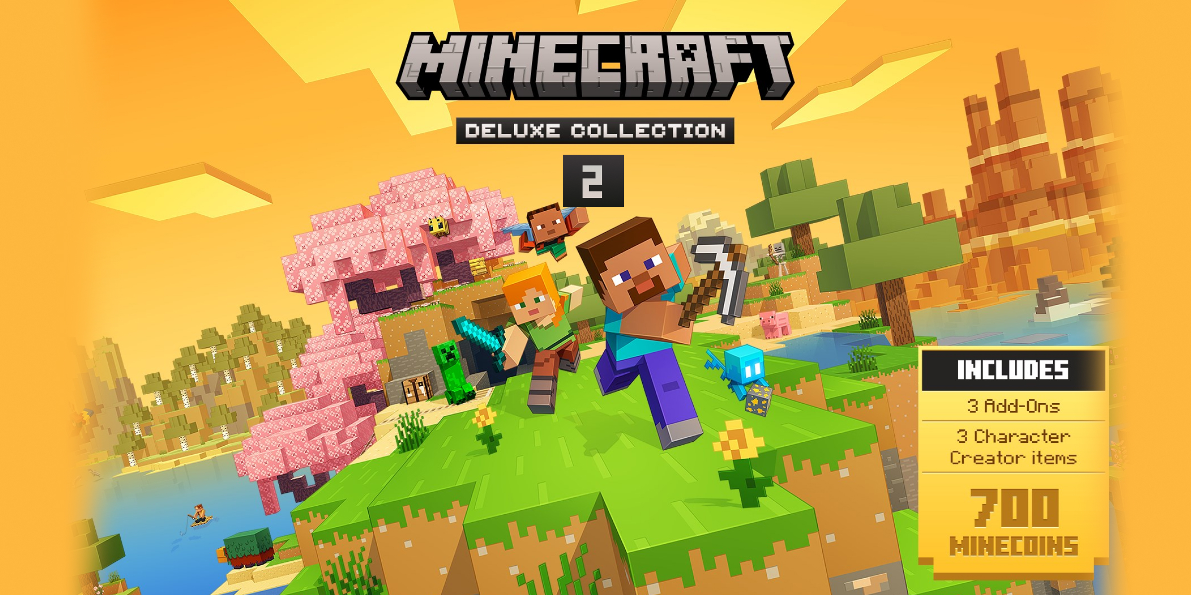 Minecraft Java and Bedrock Edition Deluxe Collection 2 (PC)