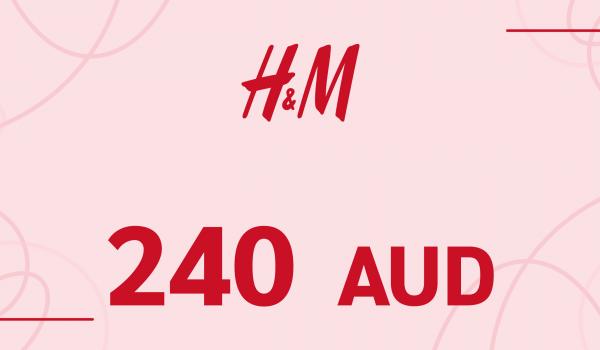 H and M Gift Card 240 AUD
