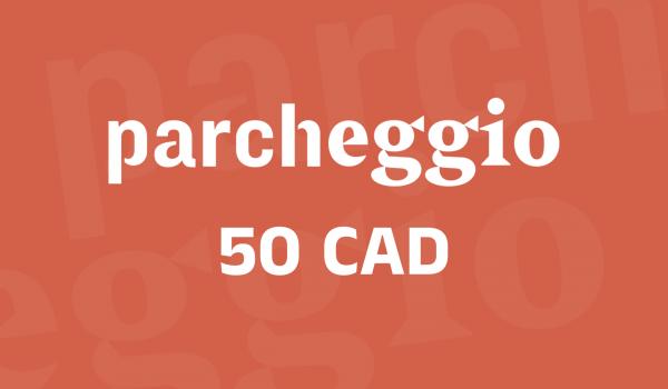 Parcheggio Gift Card 50 CAD