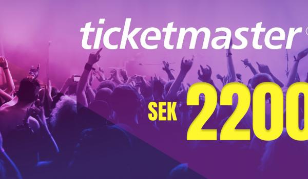 Ticketmaster Gift Card 2200 SEK