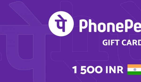 PhonePe Gift Card 1500 INR