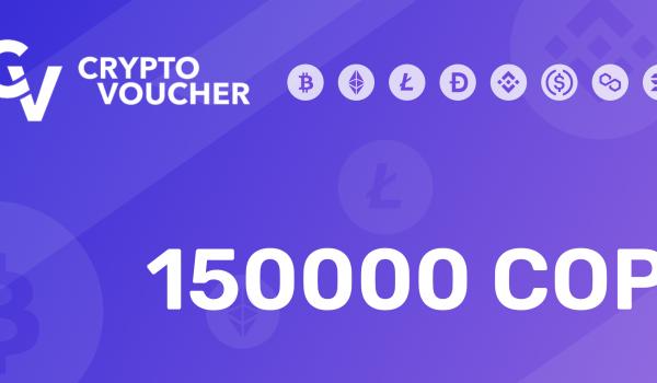 Crypto Voucher Gift Card 150000 COP