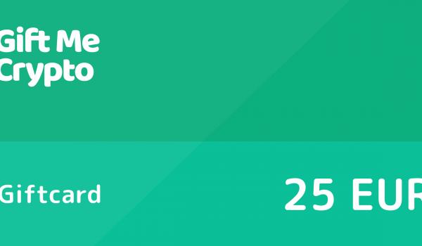 Gift Me Crypto Gift Card 25 EUR