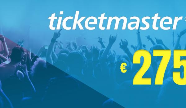 Ticketmaster Gift Card 275 EUR