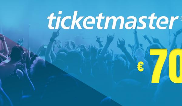 Ticketmaster Gift Card 70 EUR