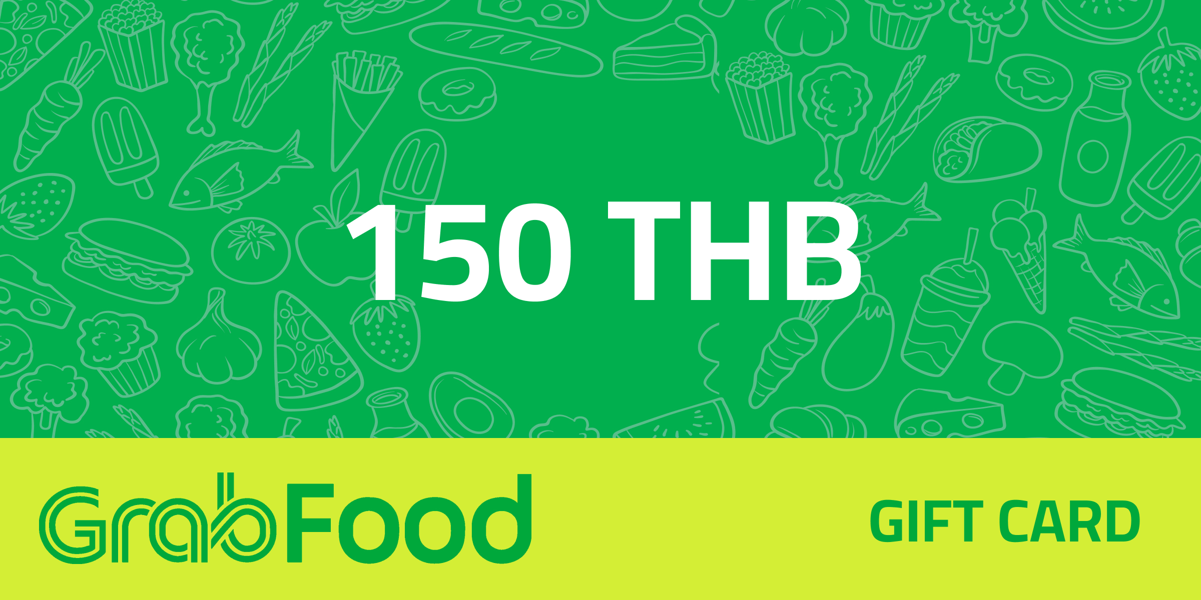 GrabFood Gift Card 150 THB