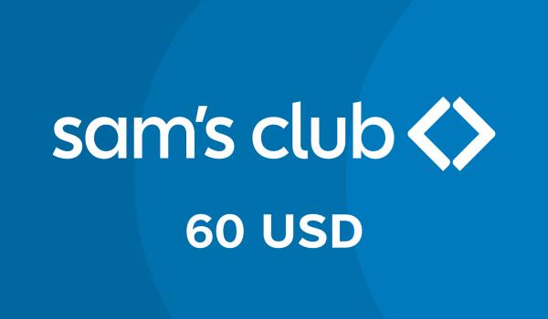 Sams Club Gift Card 60 USD
