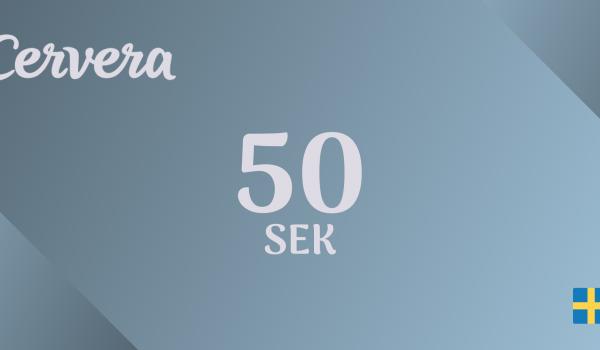 Cervera Gift Card 50 SEK