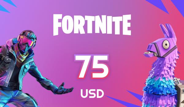 Fortnite Gift Card 75 USD