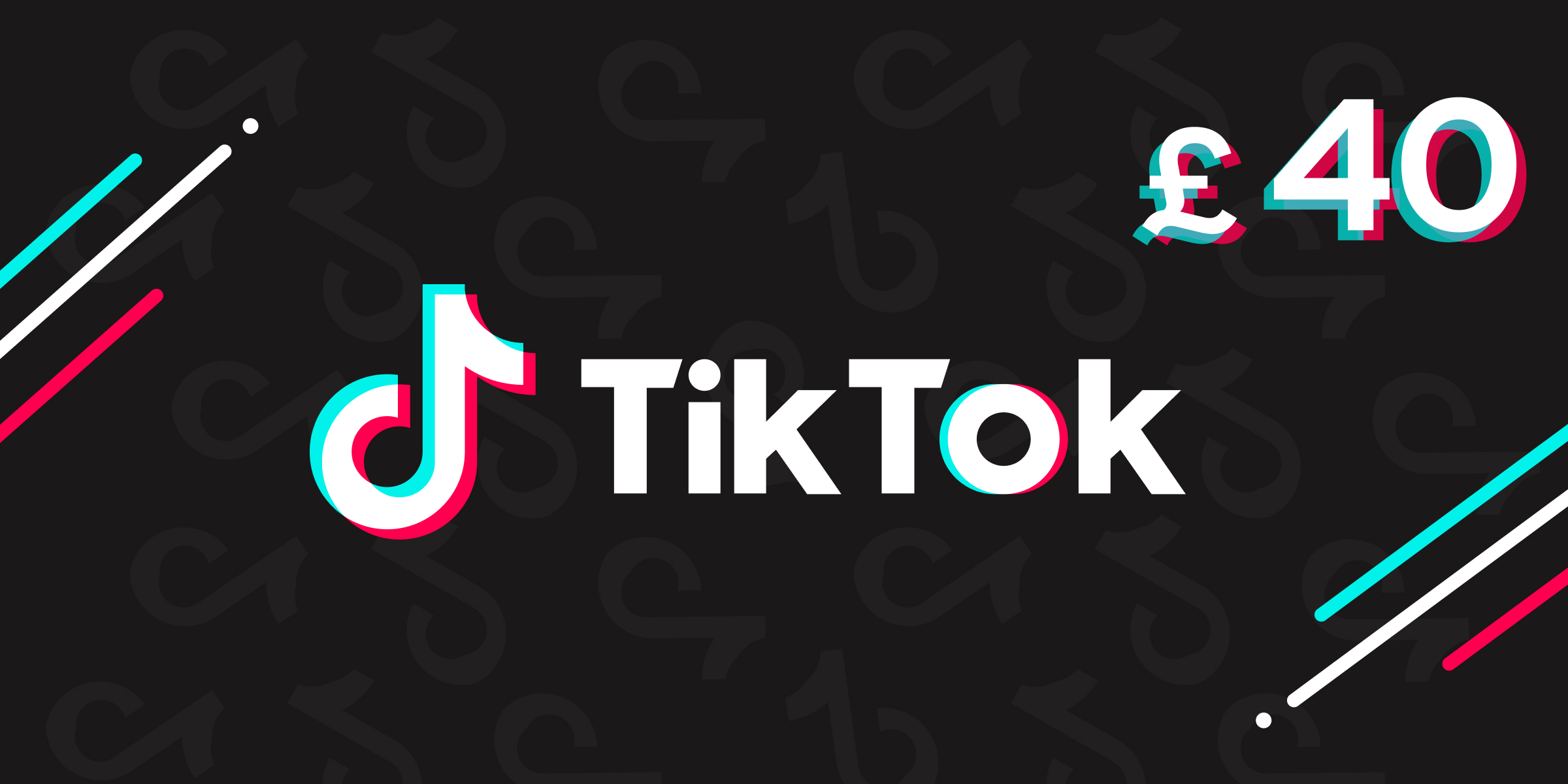 TikTok Gift Card 40 GBP