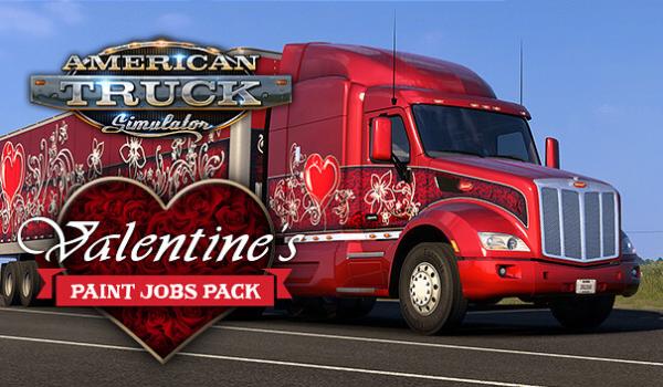 American Truck Simulator Valentines Paint Jobs Pack (PC)