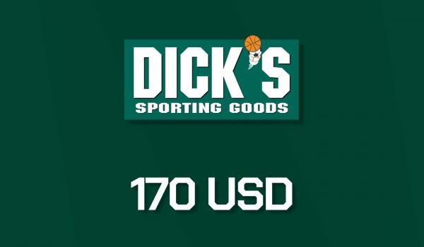 Dicks Sporting Goods Gift Card 170 USD