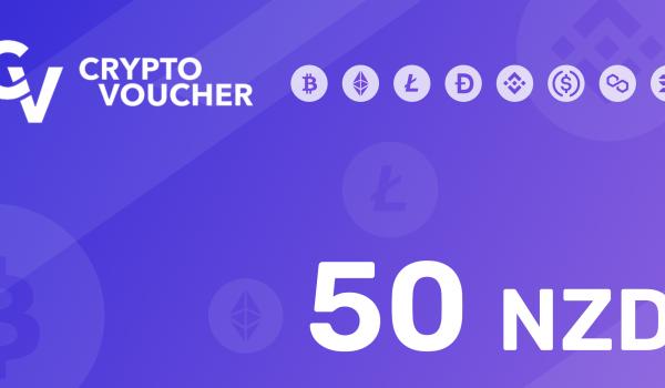Crypto Voucher Gift Card 50 NZD