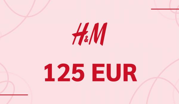 H and M Gift Card 125 EUR