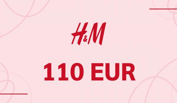 H and M Gift Card 110 EUR