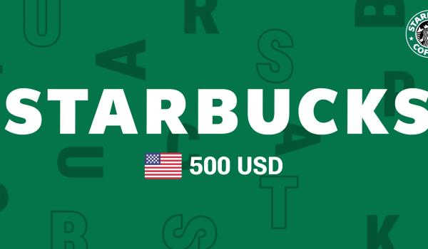 Starbucks Gift Card 500 USD