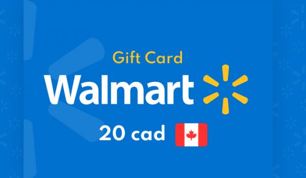 Walmart Gift Card 20 CAD