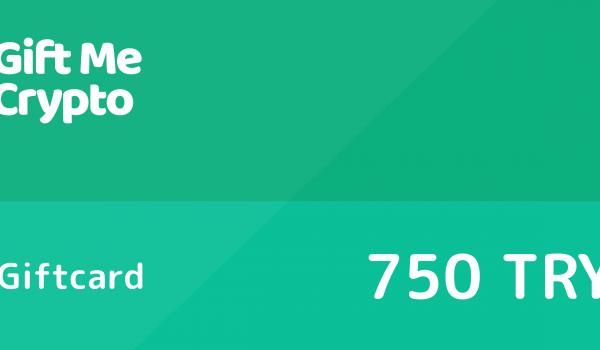 Gift Me Crypto Gift Card 750 TRY
